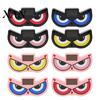 Car Enthusiast Night Display Solar Demon Eye Window Light, Dynamic LED Light with Smart Customized Vehicle Interior Atmosphere Sensor Modes,