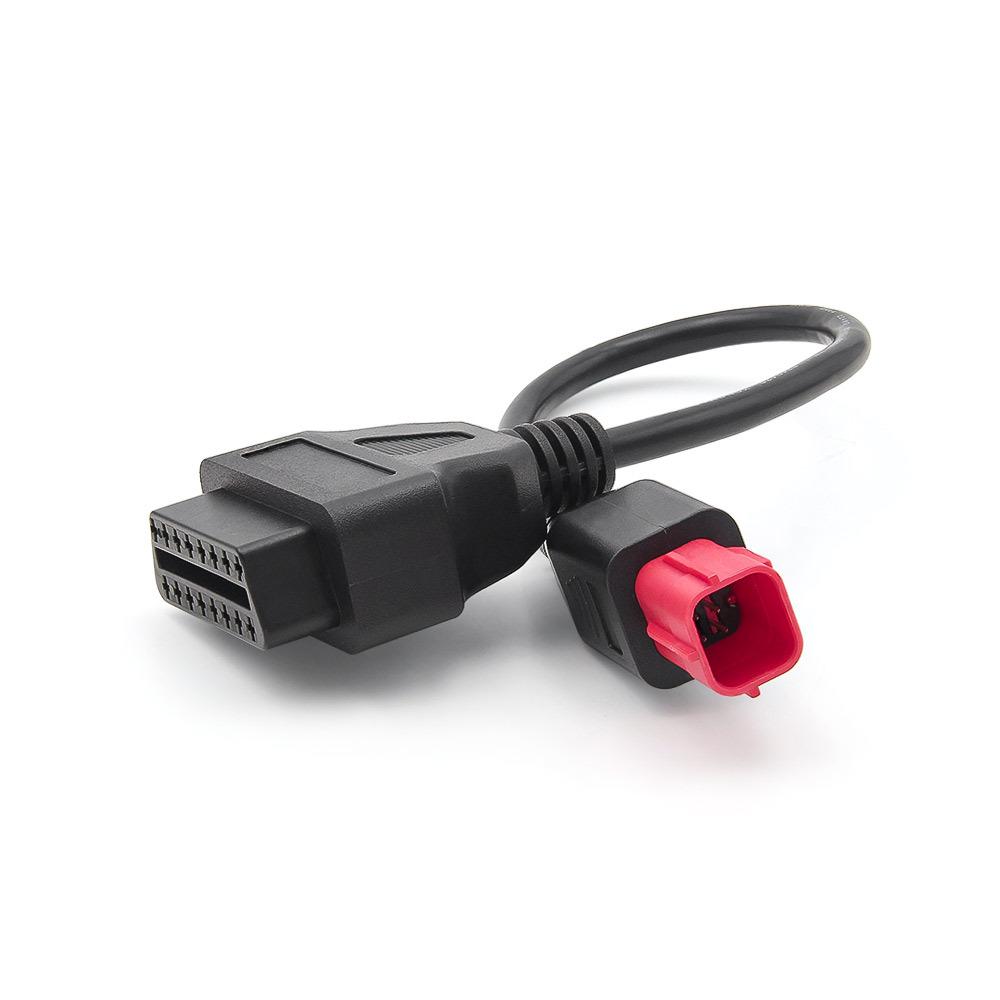 Cable Adaptador OBD de 6 Pines para Motocicleta Honda Guzzi Piaggio Vespa