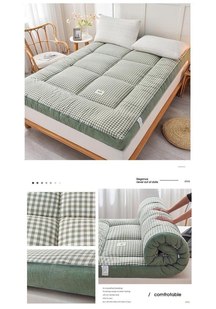 3D Soft Cushion Tatami Mattress Pad for Home, Dorm, or Rentals