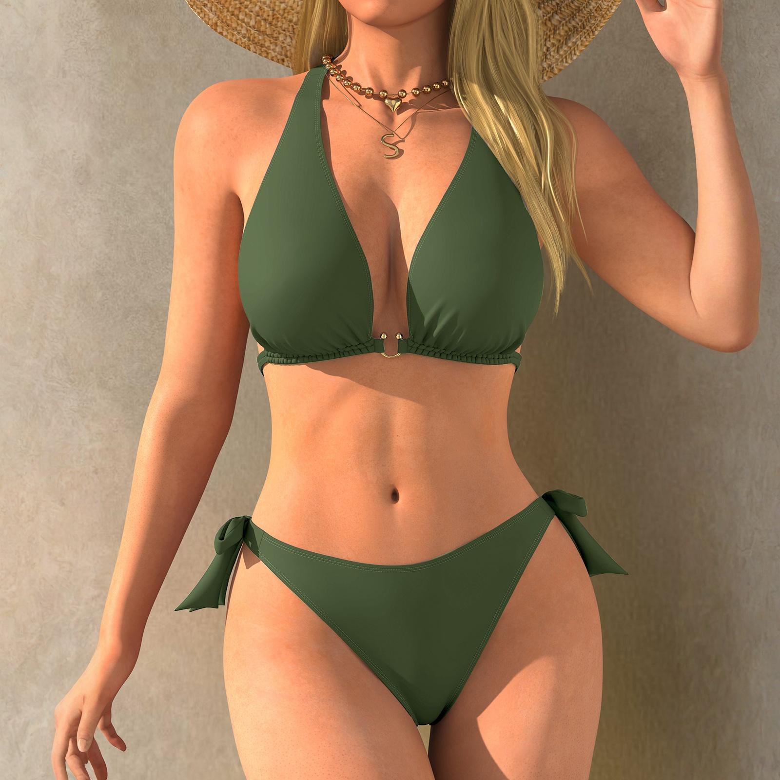 Женский сексуальный раздельный купальник-бикини L