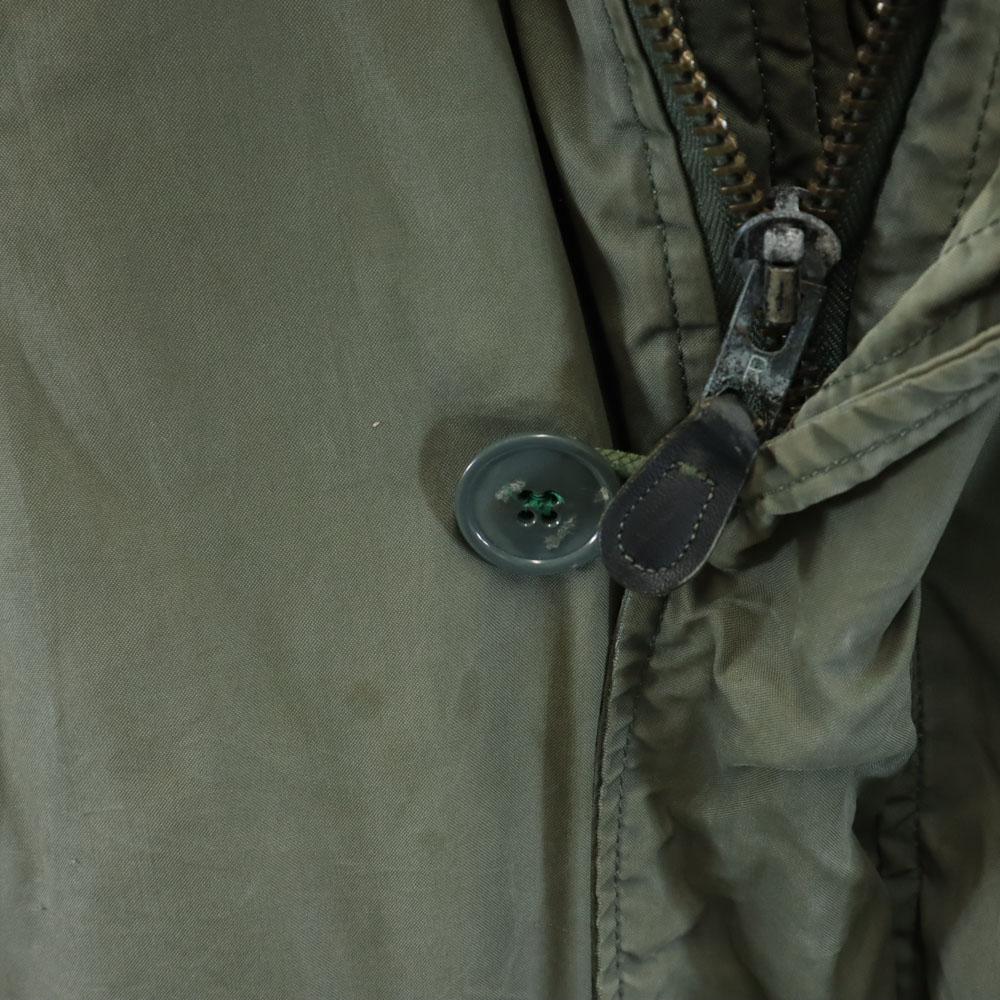 US AIR FORCE 80s DLA Vintage N-3B Flight jacket M Military Jacket Hood Men's Used