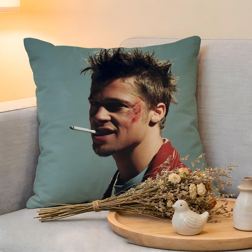 

Cushion Cover Linen SkinFriendly Soft Decorative Case for Sofa Home Decor Cool BBrad Pitt Movie Pillow cover 30x30cm