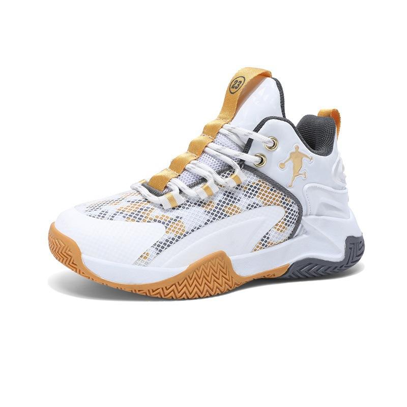 Boys Shoes 2025 Autumn New Mesh Children's Basketball Shoes Sports Shoes Medium and Older Boys' Students Mesh Shoes