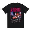 Scarface Movie Dì sempre la verità anche quando mento Tony Montana Graphic T-shirt Moda uomo Vintage Punk T-shirt oversize