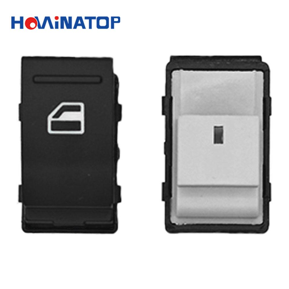 HOWINATOP 7E0959855 Single Power Window Switch 4Pin For VW Transporter T5 T6 Multivan High Quality OEM Replacement 7E0959855