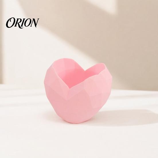Love Heart Flowerpot Shape Planter Pot, 3D Printed Geometric Shaped Flowerpot, Cactus Succulents Plants Container, Gift for Valentine's Day Pot