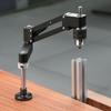 High Precisions Safe Machined Aluminum Alloy Tapping Arm Support Bracket For Hand Drills Easy Installation Light Duty