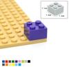 Bricks 2x2 Dots Thick Figures DIY Building Blocks Size 2*2 Dots Compatible With 3003 Educational Creative Toy for Children