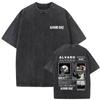 Rapper P-Pubblica i Vestiti da Uomo Lavaggio Vintage di M-Malone 2024 Maglietta Homme Magliette Grafiche Uomo T-Shirt da Uomo Ropa Hombre 50804