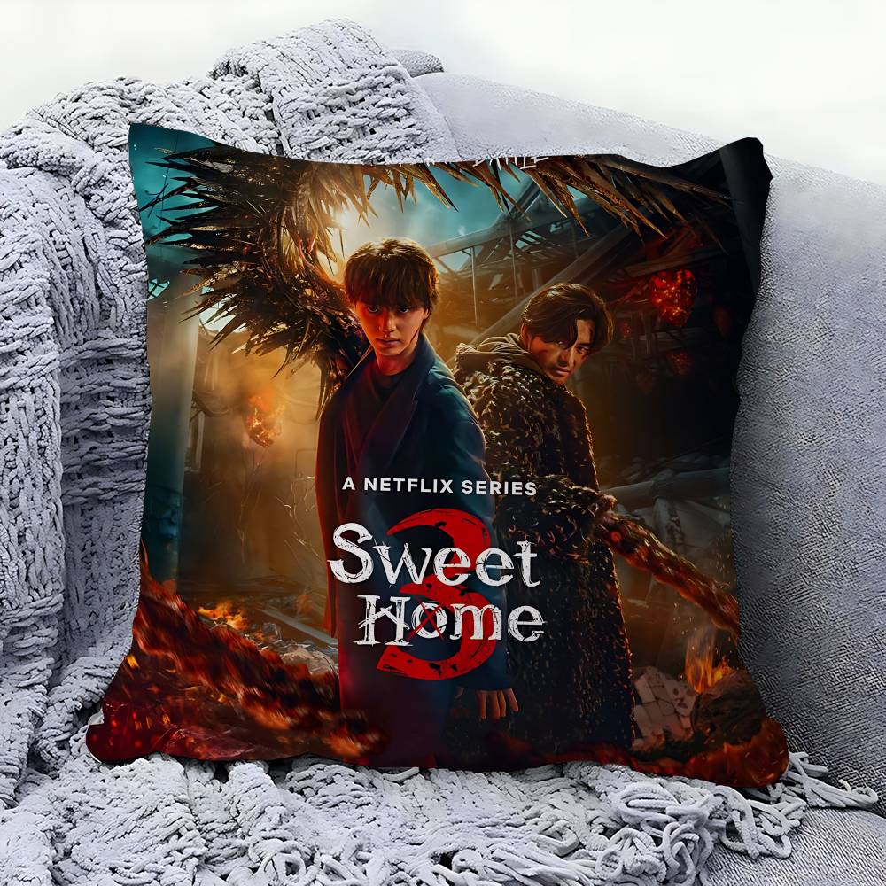 Movie S-Sweet Home Cushion Cover Pillowcase Upholstery Sofa Throw Pillow Home Decor Pillowcas
