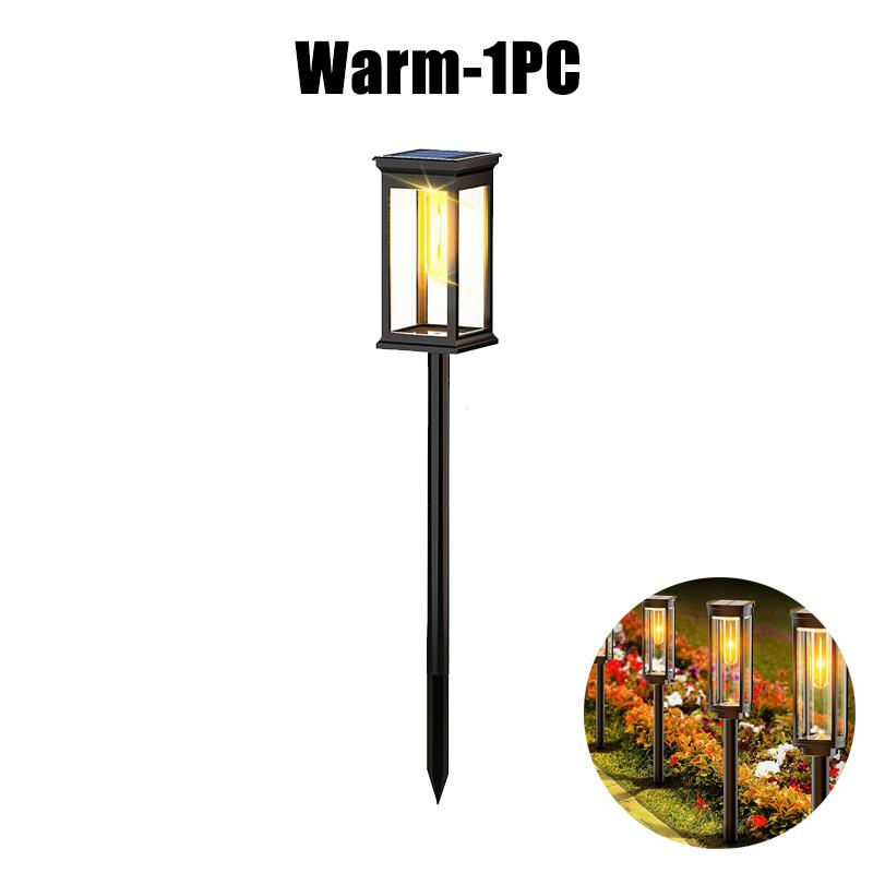 

Светодиодные светильники для дорожек на солнечных батареях, водонепроницаемые уличные светильники на солнечных батареях для сада/ландшафта/двора/патио/подъездной дороги/дорожки, рождественский светильник