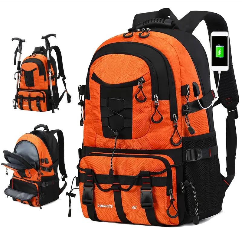 Extra Large Men's Mountaineering & Travel Backpack for European & American Outdoor Adventures