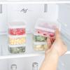 Refrigerator Storage Box for Frozen Meat and Food, Microwave Compatible, Fresh-Keeping, Small Compartment for Grains and Rice.