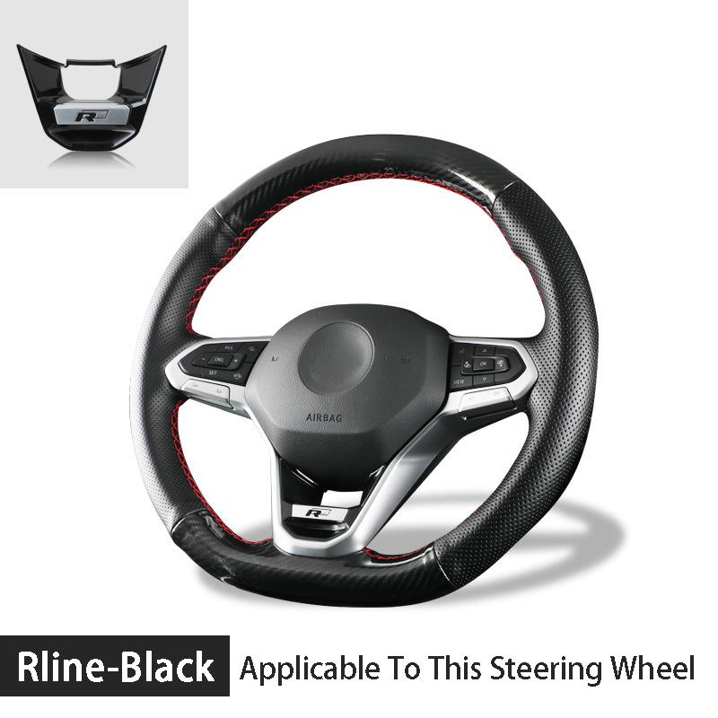 

2026 Hot For VOLKSWAGEN VW Car Steering Wheel R Line Sequins Cover Rline R Badge Decorative Stickers For VW Golf 7 MK6 GTI Sigat
