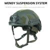 BOOIU Tactical Helmet FRP Velcro Impact-Resistant Helmet High Cut Wendy Suspension With Double-Lineed Adjustable Knob CS Helmet