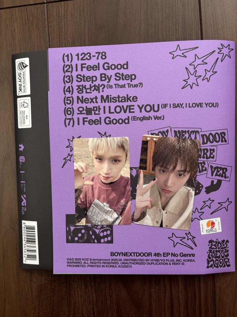 

[USED] BOYNEXTDOOR Bonekdo Boynek NoGenre Liu