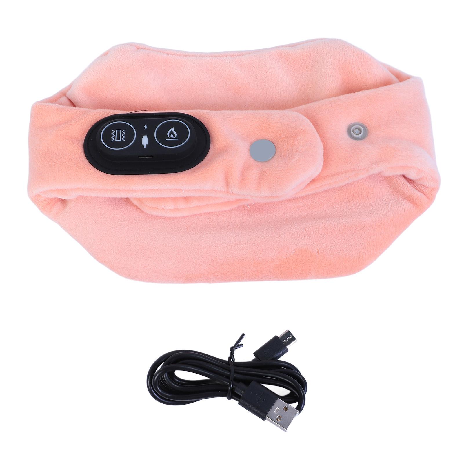 

Електрична грілка для шиї з 3 рівнями регулювання температури, вібраційним масажем, оксамитовою поверхнею та вуглецевим волокном для шиї Orange