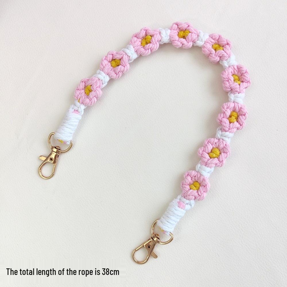 Woven Flower Strap for Water Bottles and Thermos Cups