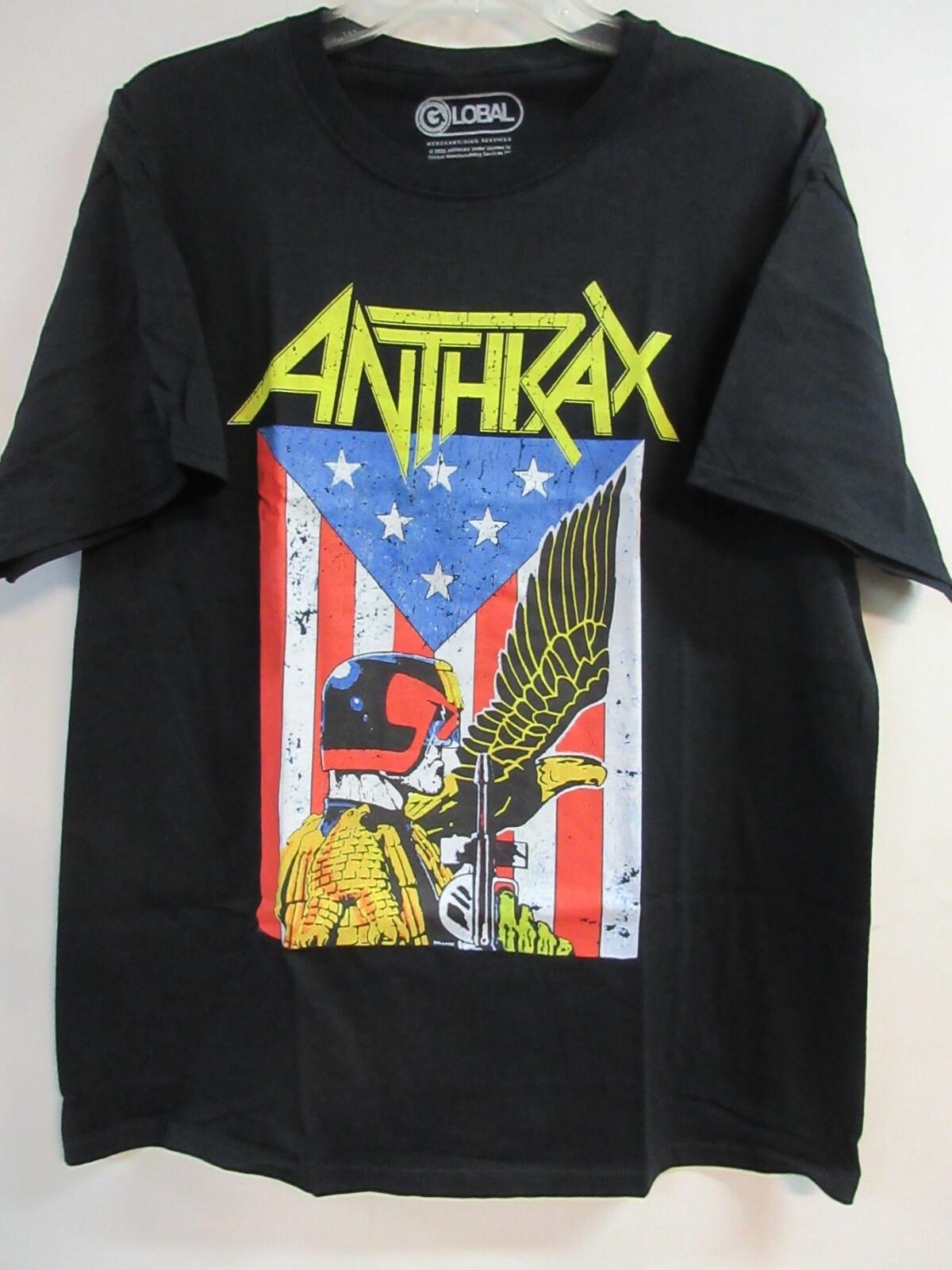 ANTHRAX OFFICIAL MERCH 2023 LICENSE BAND CONCERT MUSIC T- LARGE Unisex T-Shirt XXL