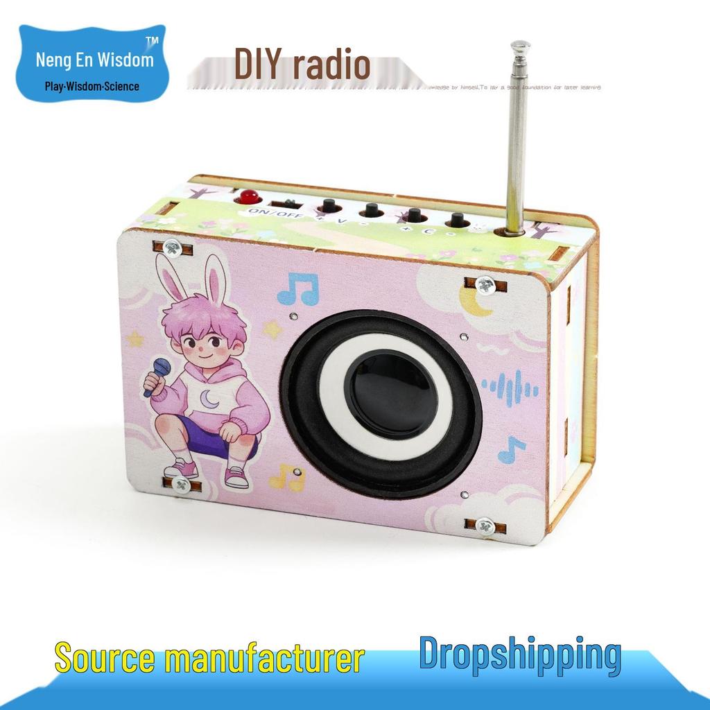 UV Radio Color Science Experiment Kit - Parent-Child Educational DIY Invention Pack