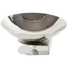 Luxury Metal Semi-circular Vertical Fruit Tray, Stainless Steel High Footed Snack Storage Tray, Dining Table Decoration Ornament