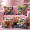 Cartoon R-RugratsS Cushion Cover Comfortable Reversible Pillow Cover Ideal for Car Sofa Bedroom & Beyond