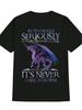 Black Dragon Graphic T-shirt - "People Should Seriously Stop Expecting Normal from Me" Quote