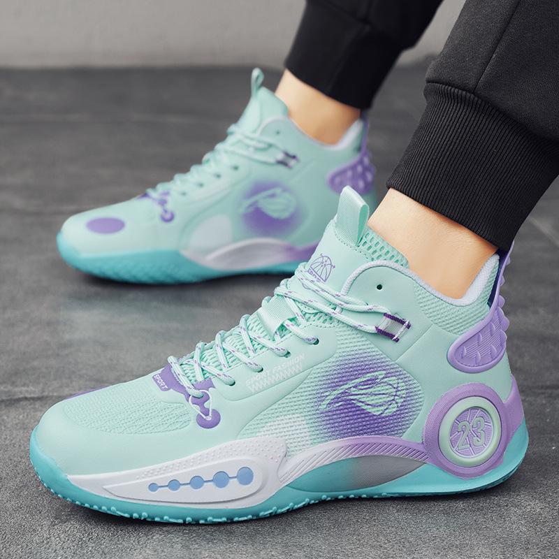 Buty do koszykówki Kobe męskie wysokie trampki młodzieżowe dla dużych dzieci para oddychające dziecięce męskie trampki z poduszką powietrzną