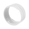 White Polypropylene Exhaust Duct Extension Exhaust Duct Coupling Adapter  Vent Pipe Compatible