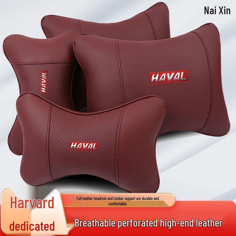 Haval Car Headrest & Lumbar Support Cushion: Fits H6, Big Dog, H9, Mythical Beast, M6, Red Hare, H6S, First Love Models.