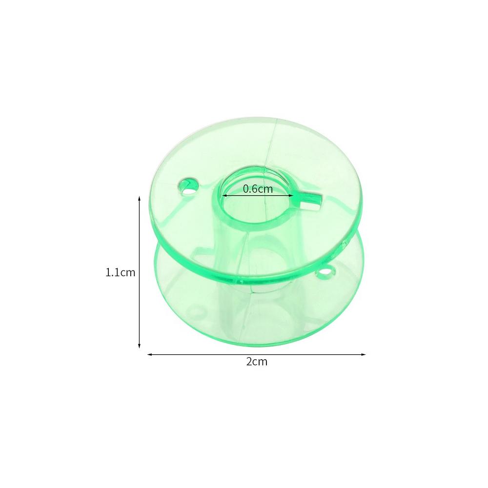 10/20Pcs Home Transparent Multi Color Sewing Machine Bobbins Spools Empty Bobbins Spools DIY Embroidery Sewing Accessories