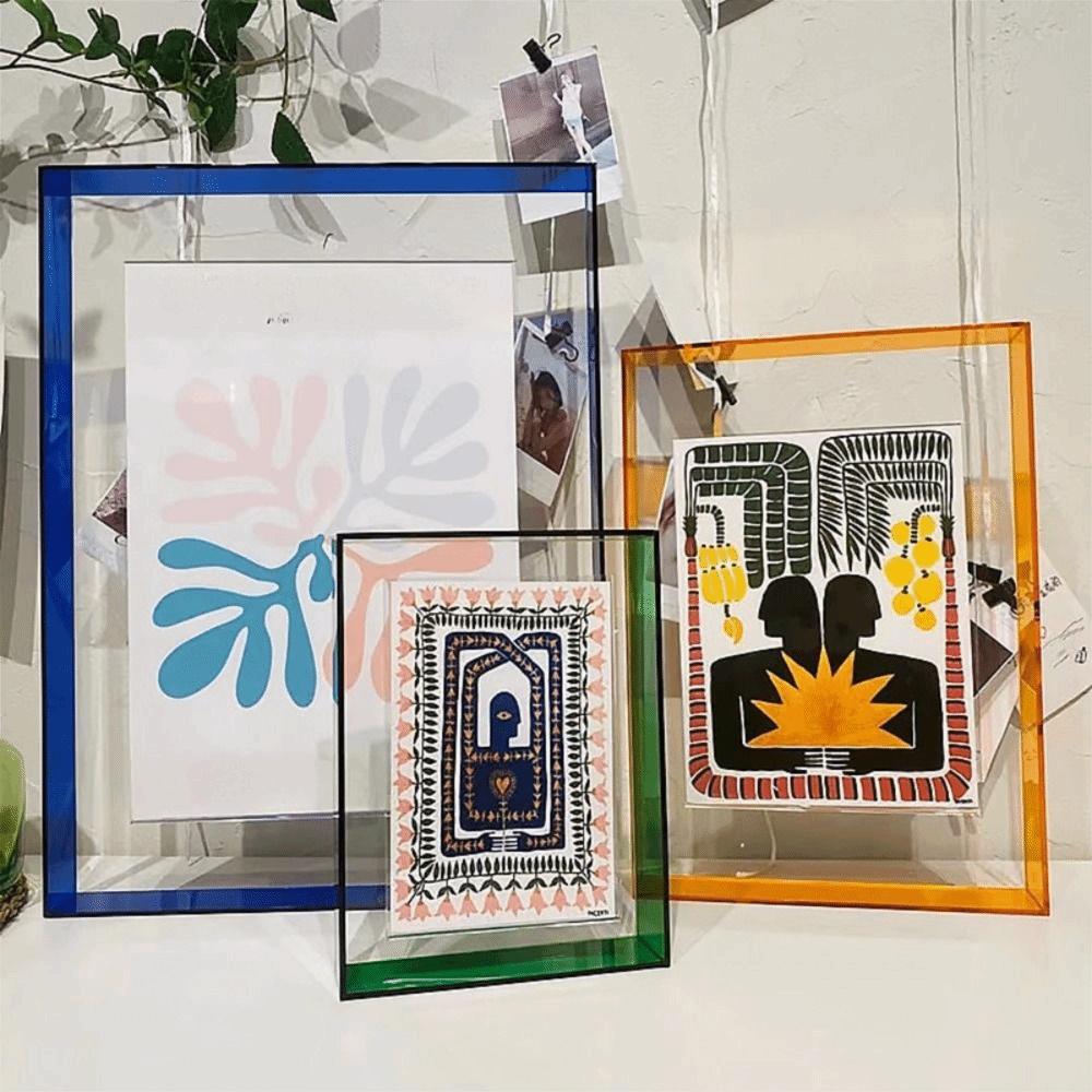 Thickened Transparent Acrylic Photo Frame Acrylic Picture Frame Ornaments  Living Room