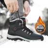Winter Men's Snow Boots Waterproof Leather Sneakers Ankle Boots Super Warm Male Outdoors Non-slip Snow Botines Hiking Boots