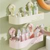 Simple Flower Suction Cup Shelf Cute Storage Organizer Rack Bathroom Storage Shelves  Kitchen