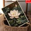 Pearl Lotus Painting Kit. Painting Art Handmade Diy Home Decoration Painting. Elegant Floral Wall Decor. Luxury Pearl Embellishment.