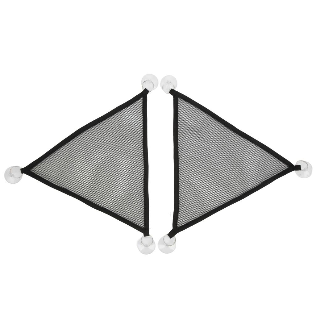 2Pcs Triangular Bearded Dragon Hammock Soft Replaceable Lizards Hammock with Suction Cup for Reptiles HamstersS