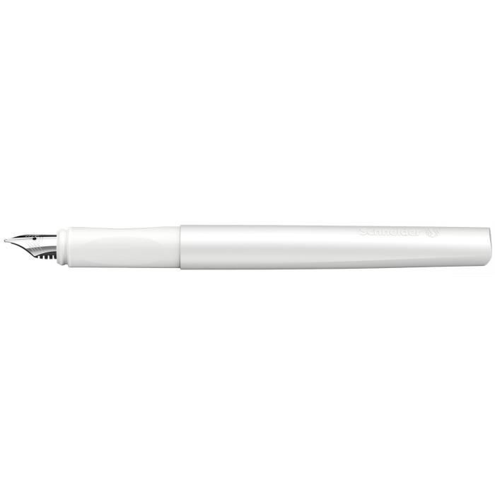 Stylo à plume - SCHNEIDER - Ceod Shiny pearl white - Plume moyenne - Encre noire - Non rechargeable