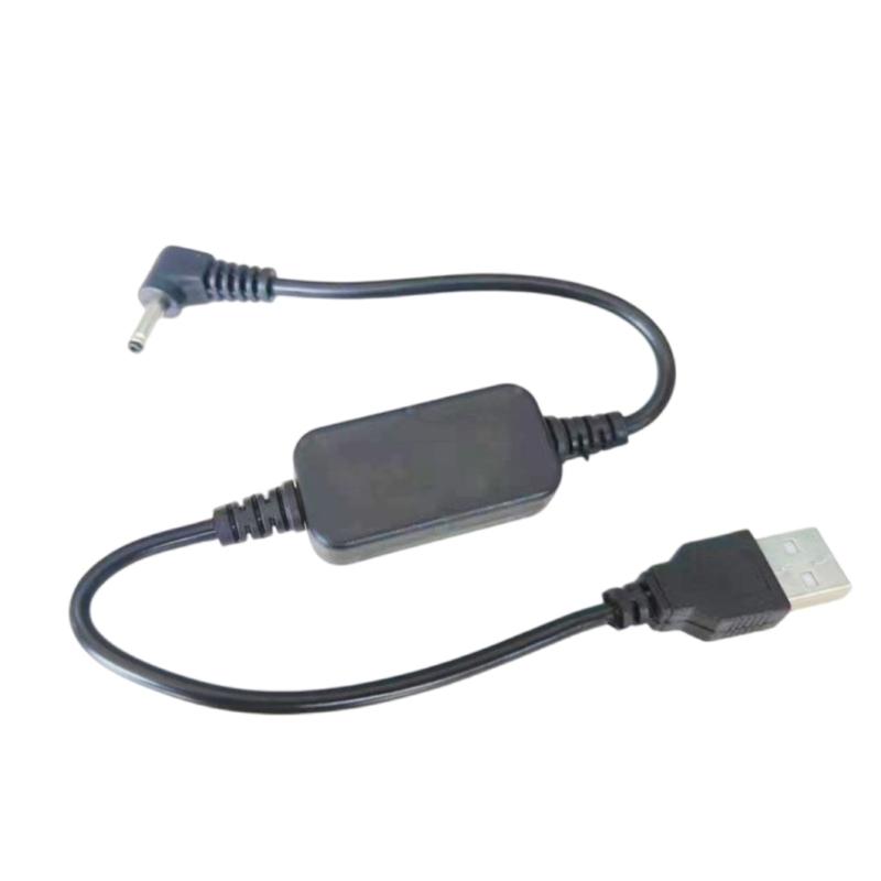 12V USB To DC3.5x1.35mm Elbow Power Cable For Desk Lamp Mini Fan Routers 35cm Length