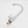 Cold Water Tap Basin Kitchen/Bath Wash Basin Rotate Faucet Chrome Plated 1pcs