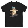 Scottish Fold Cat Snowboarding Fun Snowboarder T-Shirt