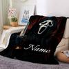 Custom Name Five Nights Freddy's Party Blanket for Couch & Bed, Plush Cozy Fuzzy Blanket Super Soft & Warm Blankets for Fall and Winter. 0908137