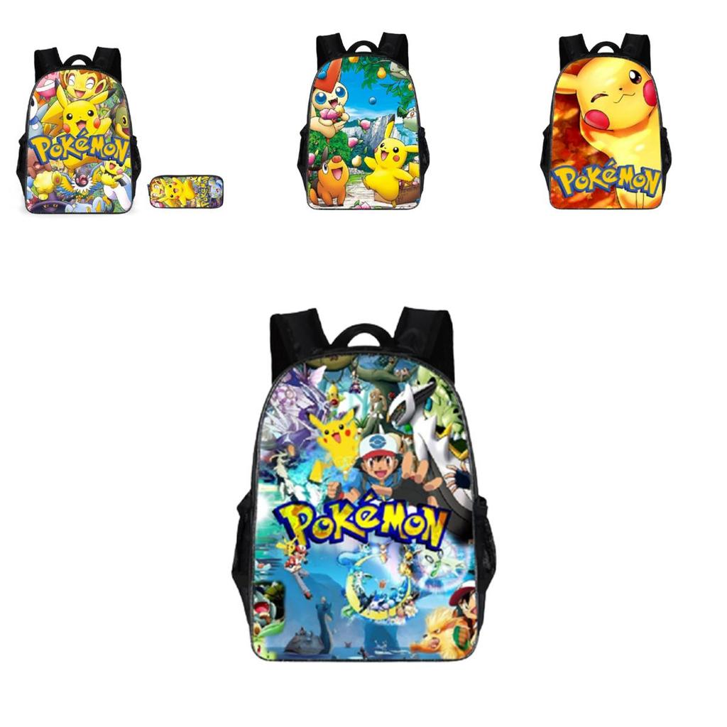 Lightweight Pokemon Backpack Perfect For Boys And Girls With Multiple Compartments
