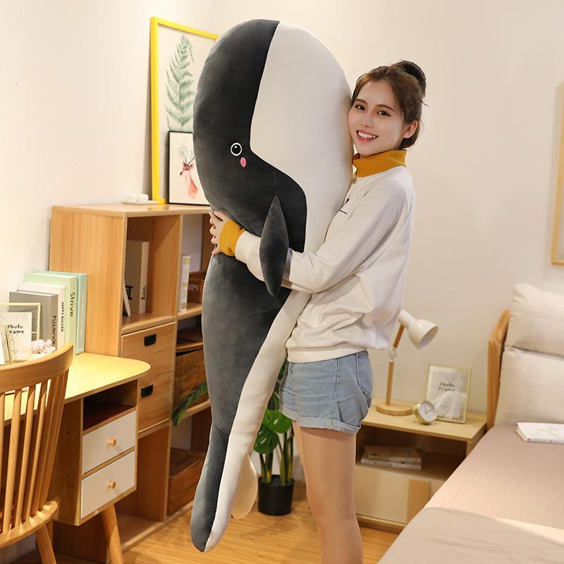 Giant Size Plush Toy Sea Animal Blue Whale Soft Toy Stuffed Animal Birthday Gift