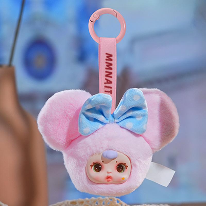 

Cute Qiqi Scented Plush Keychain Plush Toy Bag Charm Pendant Backpack Decoration розовый