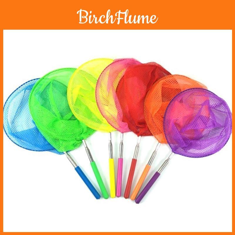 Colorful Kids Extendable Telescopic Handle Fishing Bug Butterfly Catching Net