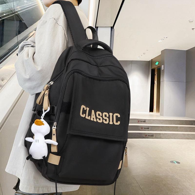School Bag Female Fashion College High School Backpack Junior High School Primary School Student Large Capacity Backpack Luggage