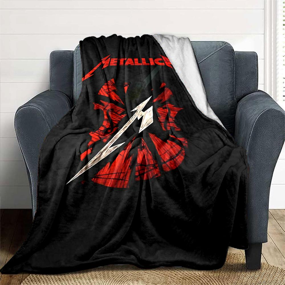 1pc Dragon guitarThemed Blanket Soft Flannel All Season Cozy Throw with Bold Graphic Print, Travel, or Holiday Gift for Family & Friends