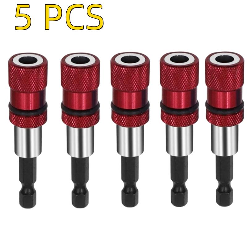 Hex Shank Vida Derinliği Manyetik Tornavida Bit Tutucu 1/4 Inç Hex Sürücü Matkap Uçları ile Bar Uzatma Tornavida Ucu