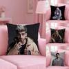 Z-Zayn M-Malik Singer Cushion Cover Plush Fabric Soft Double-Sided Printed Sofa Warm Winter Home Gift Pillow Cover