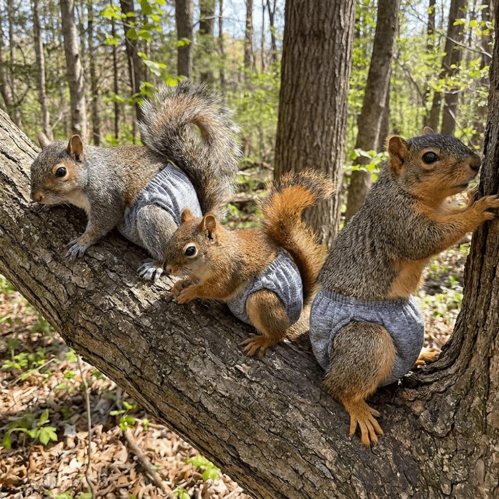 Adjustable Pet Training Pants Breathable Squirrel Underwear For Guinea Pigs, Squirrels